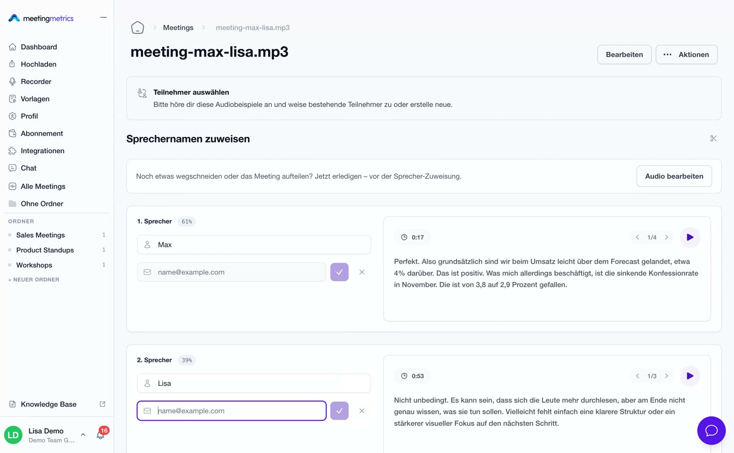 Preview image: Speaker detection
