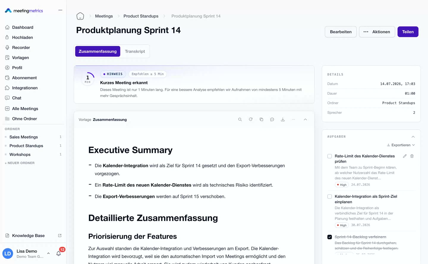 Preview image: Tasks under control